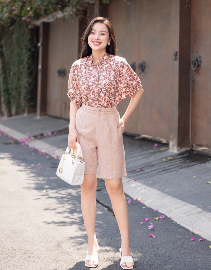 Quần Cullotes Ly Gân Swanlake - Q11458LW01