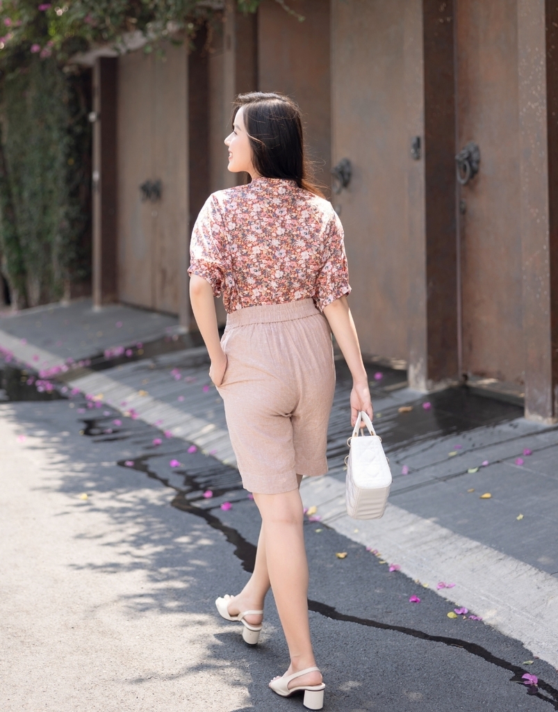 Quần Cullotes Ly Gân Swanlake - Q11458LW01