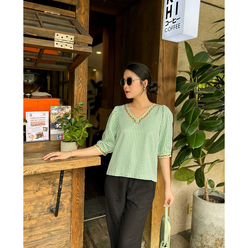 Quần Linen Hai Túi Có Dây Kéo Swanlake - Q10304LW02