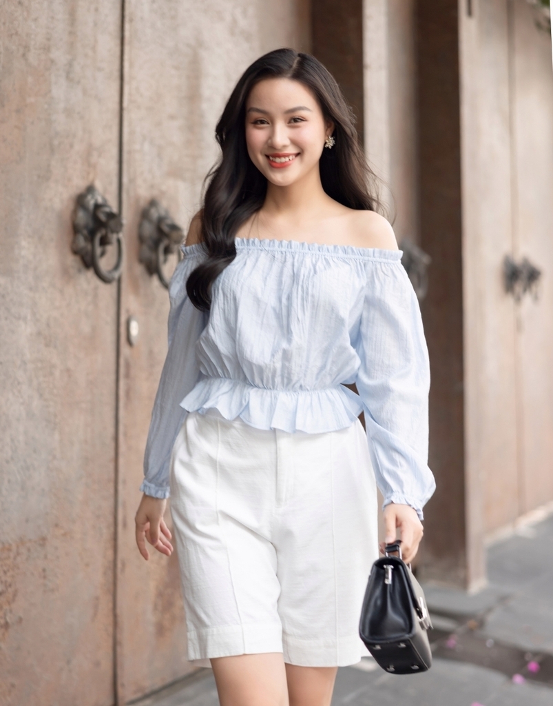 Quần Cullotes Ly Gân Swanlake - Q11458LW01