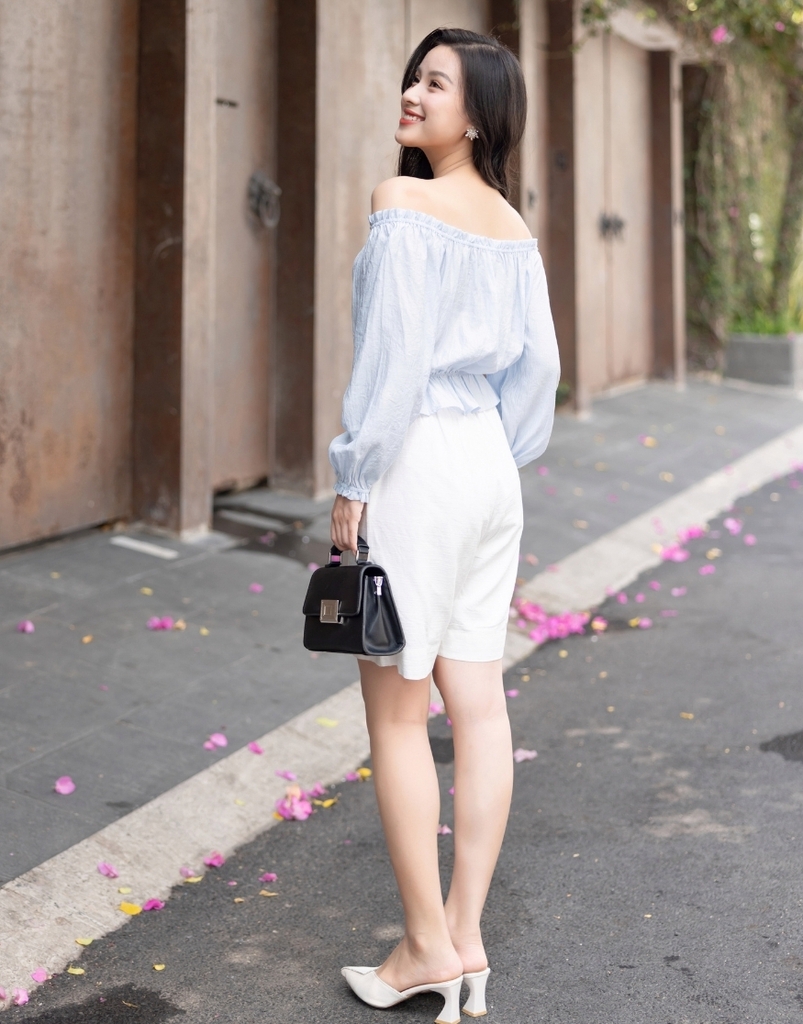 Quần Cullotes Ly Gân Swanlake - Q11458LW01