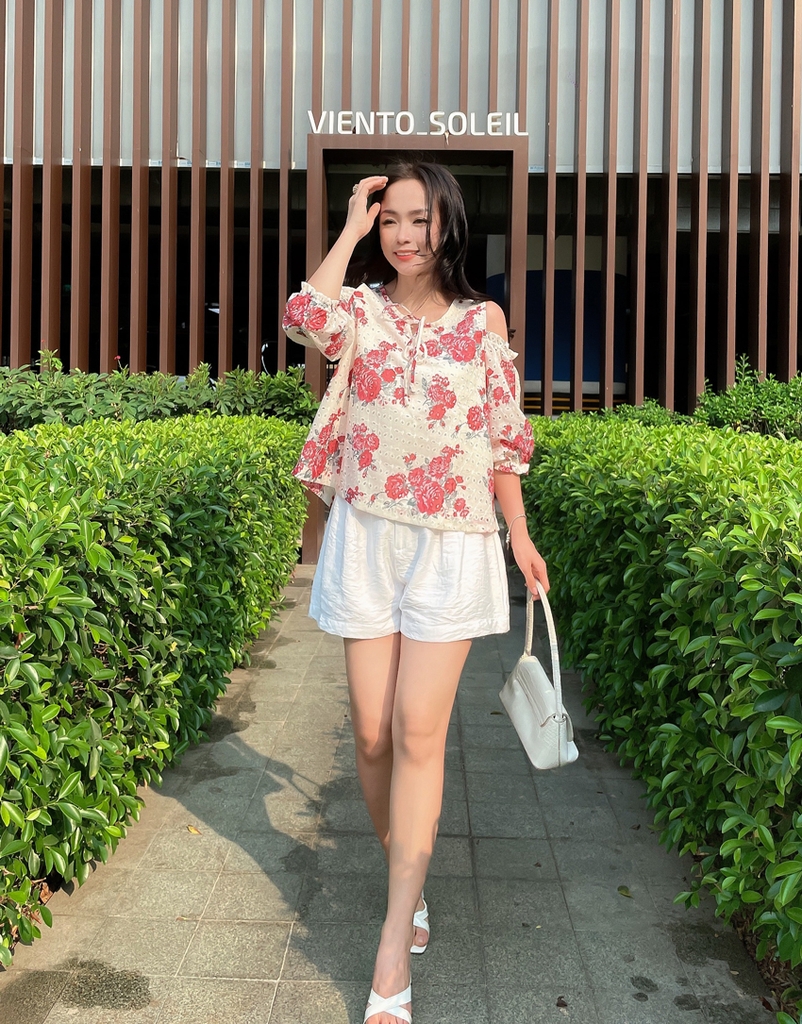 Quần Short Lưng Thun Nẹp Gài Nút Swanlake - Q10687LW01