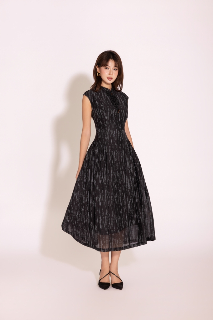 Heritage Grace Dress | Đầm Tơ D14055LW01
