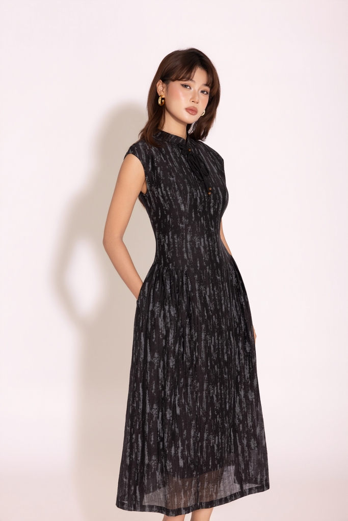 Heritage Grace Dress | Đầm Tơ D14055LW01