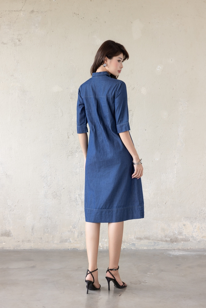 Đầm Jean Thêu D13829