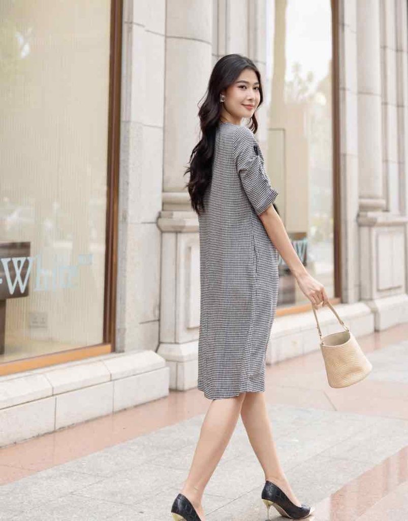 Đầm Suông Caro Cotton Swanlake - D11678LW01