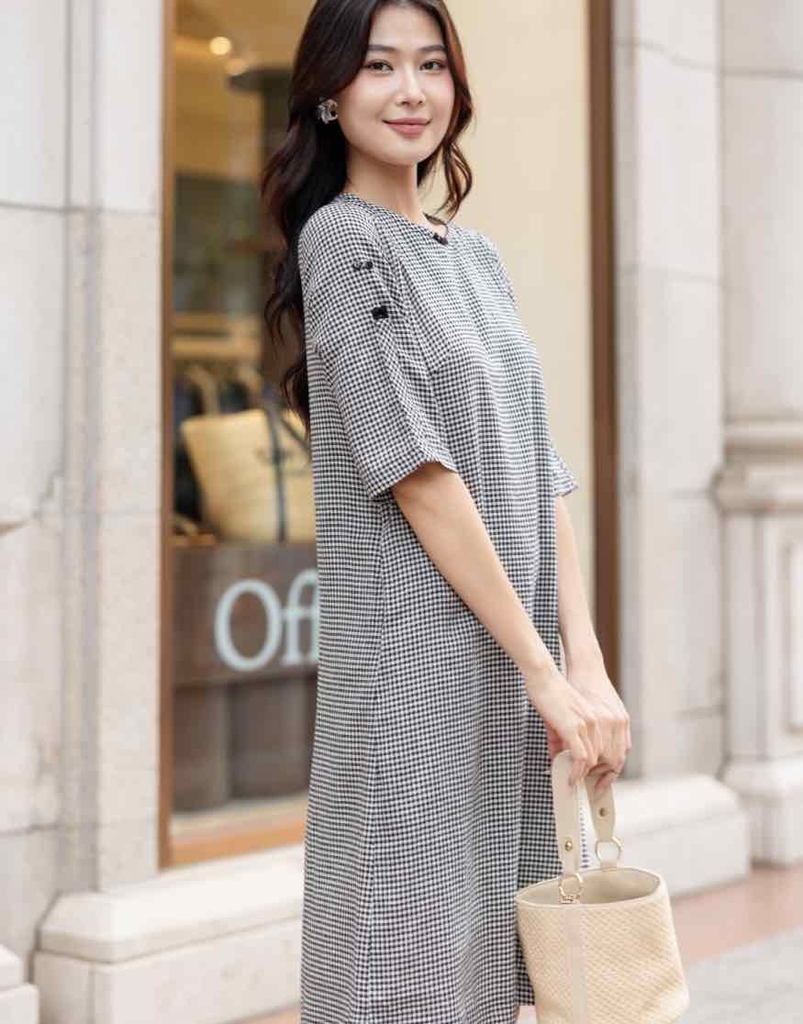 Đầm Suông Caro Cotton Swanlake - D11678LW01
