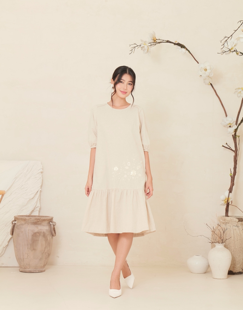 Đầm Đuôi Cá Linen Swanlake - D11948LW01