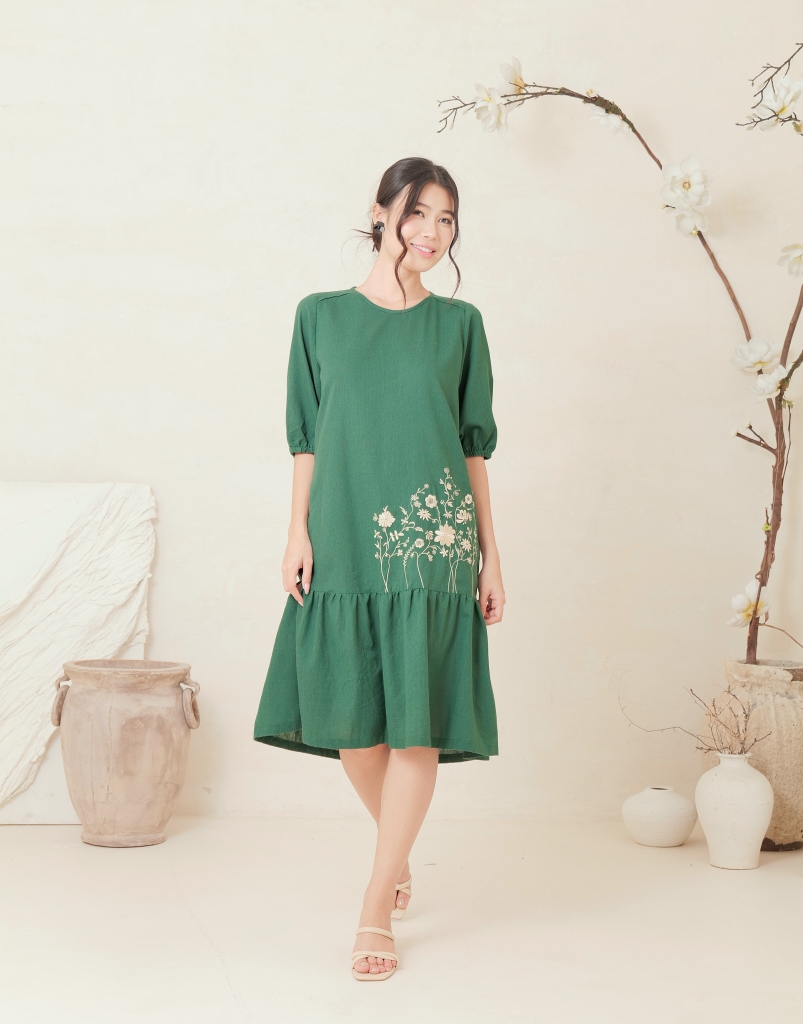 Đầm Đuôi Cá Linen Swanlake - D11948LW01
