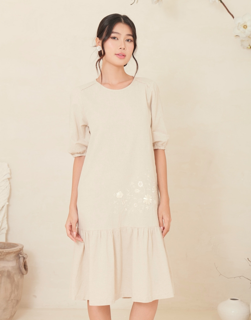 Đầm Đuôi Cá Linen Swanlake - D11948LW01