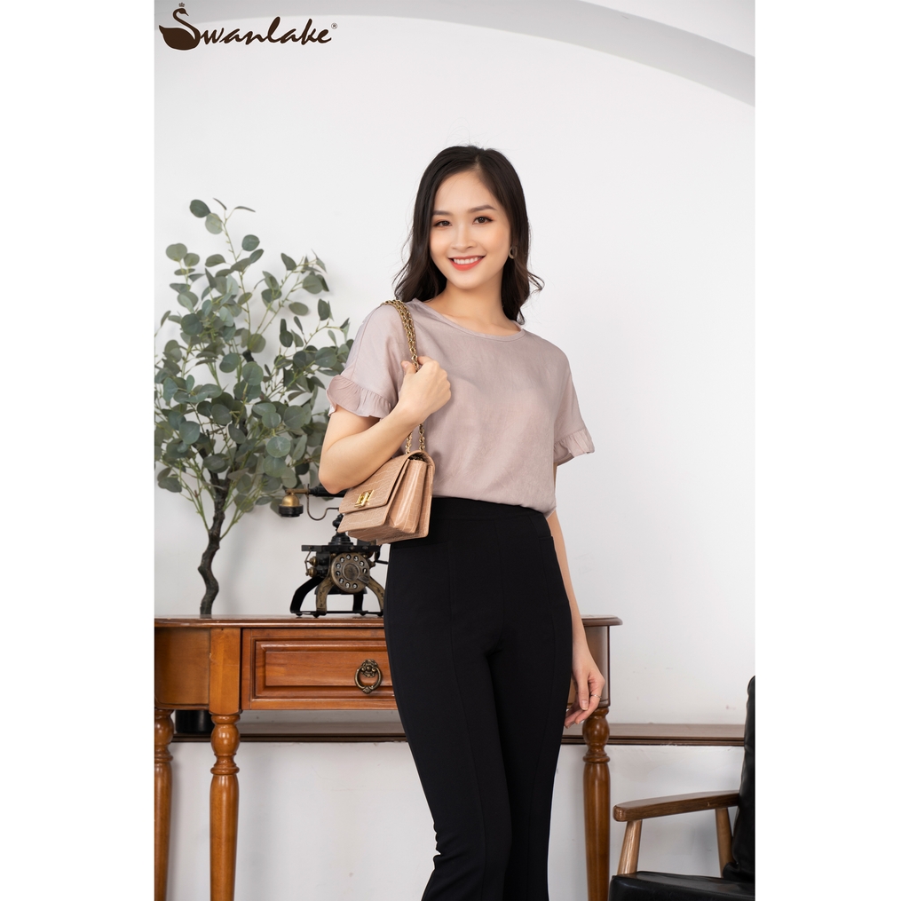 Áo kiểu nữ cotton Swanlake - A09871LW01