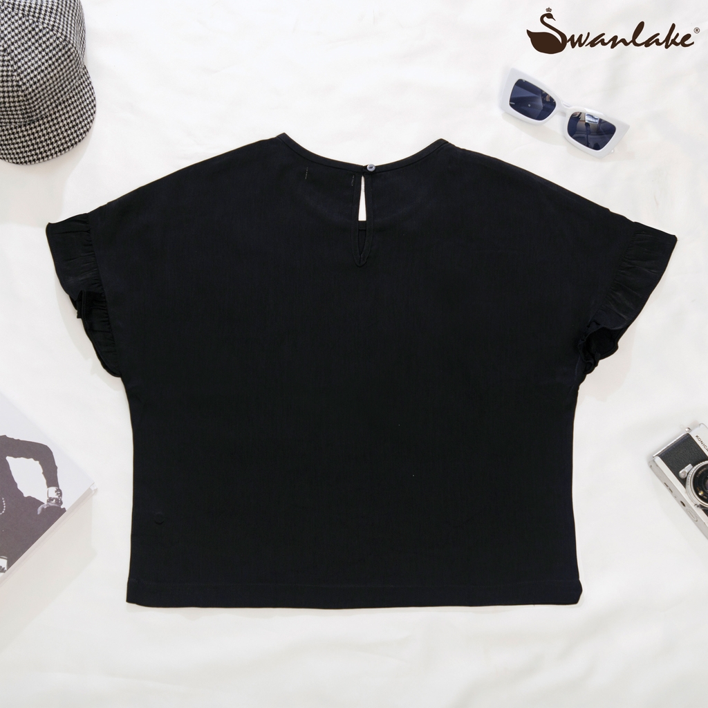 Áo kiểu nữ cotton Swanlake - A09871LW01