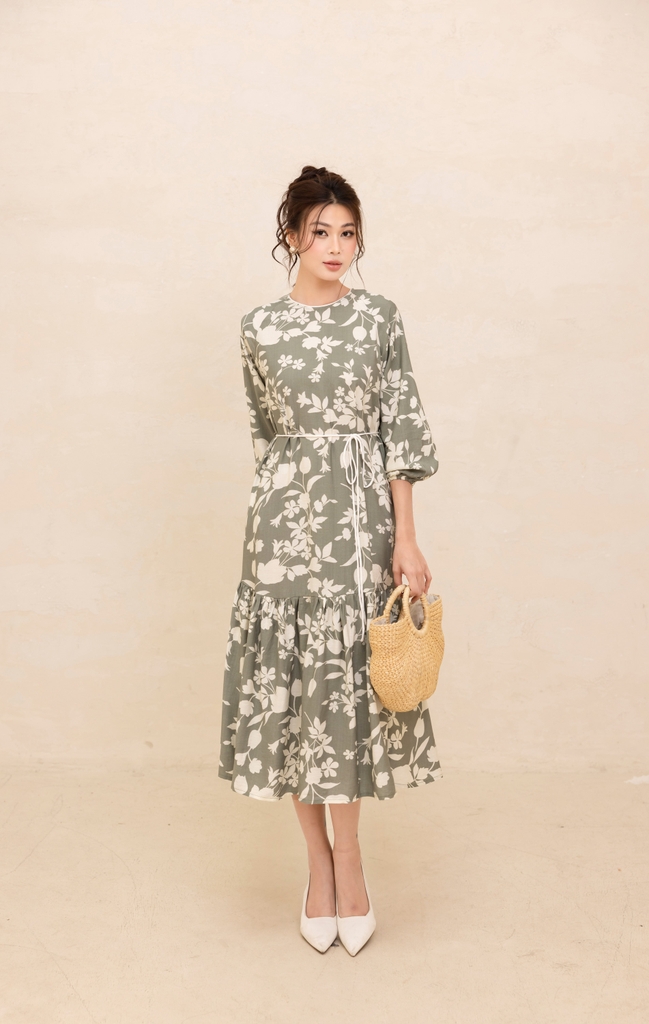 Đầm Nữ Maxi Hè Phom Dài Cột Dây Swanlake - D12454LW01