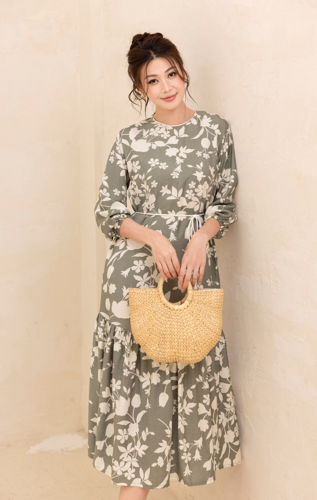 Đầm Nữ Maxi Hè Phom Dài Cột Dây Swanlake - D12454LW01