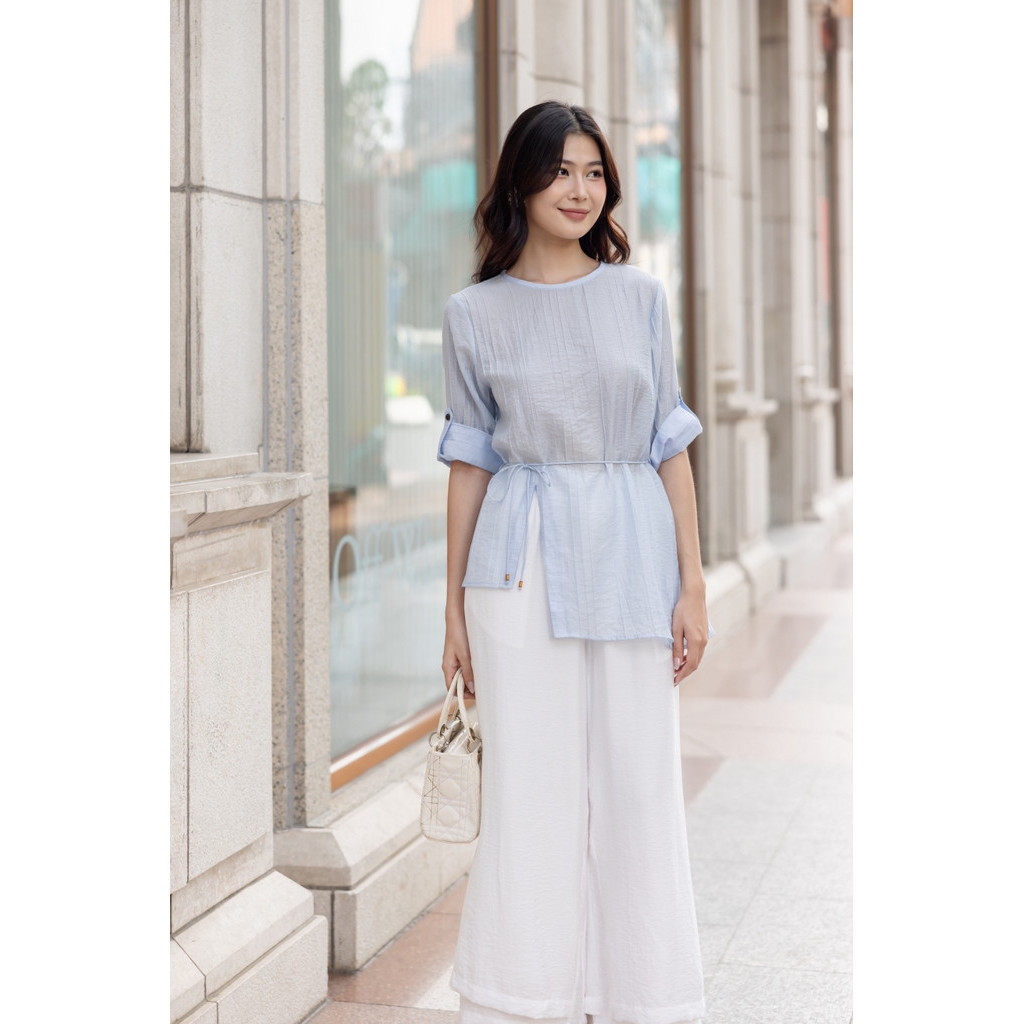 Quần Hai Lớp Chất Liệu Vải Lụa Hàn Swanlake - Q11506LW02
