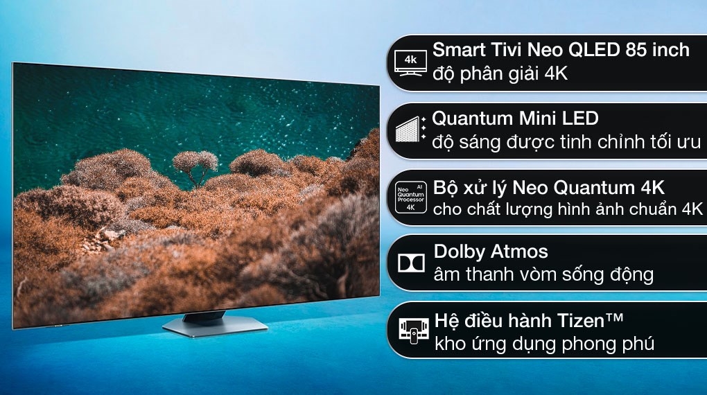 Smart Tivi Neo QLED 4K 85 inch Samsung QA85QN85BA