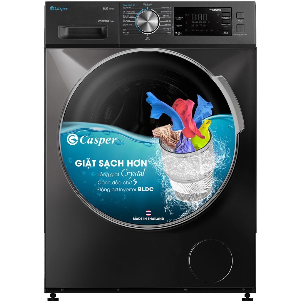 Máy giặt Casper Inverter 10.5 kg WF-105I150BGB