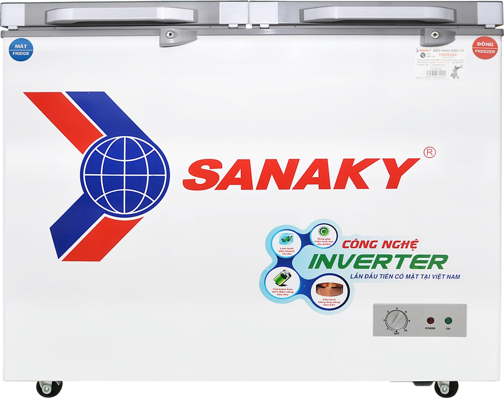 Tủ đông Sanaky inverter VH-2599W4KD