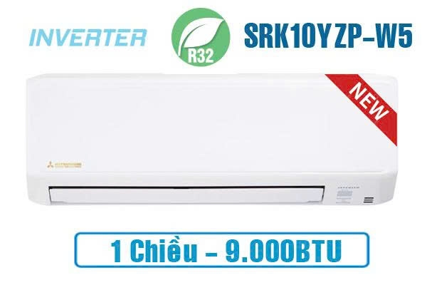 Điều hòa Mitsubishi Heavy inverter 9000BTU 1 chiều SRK10YZP-W5 2025