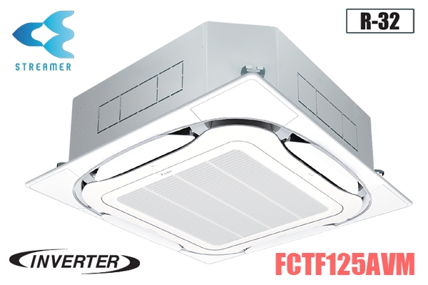 Điều hòa âm trần 42000BTU 2 chiều Daikin inverter FCTF125AVM/RZA125DV1