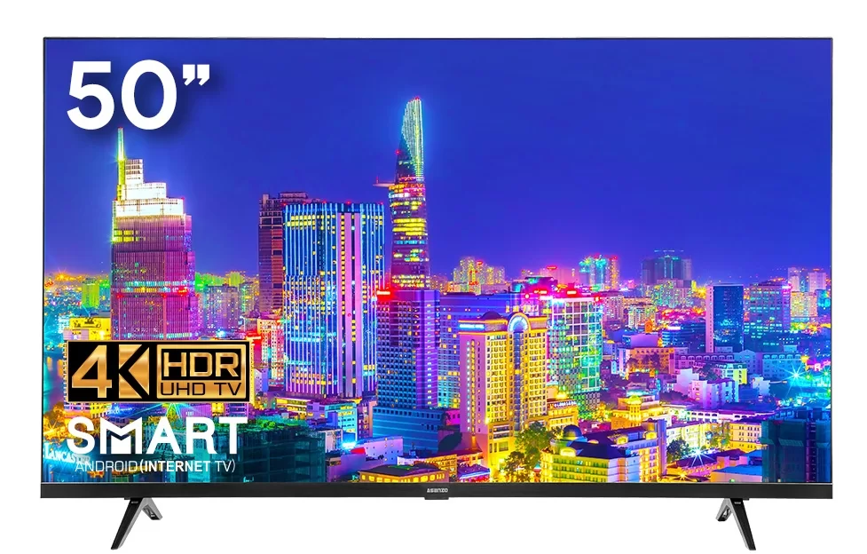 Smart Tivi Asanzo Islim 4K 50 Inch - 50U72 siêu mỏng