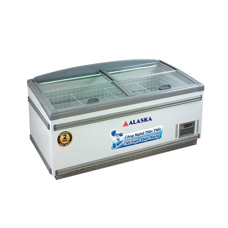 Tủ đông Alaska KT-450 mặt kính phẳng