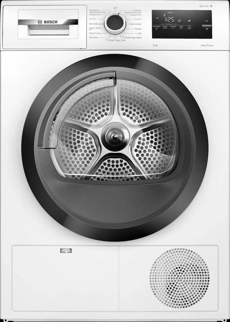 Máy sấy Bosch bơm nhiệt 8kg WTH85008SG
