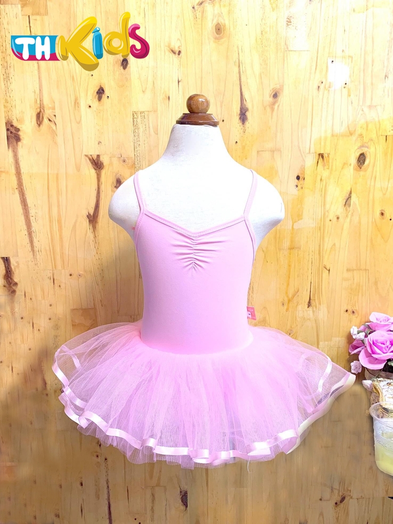 Đầm múa ballet bé gái Ginger World PD349 - Hồng