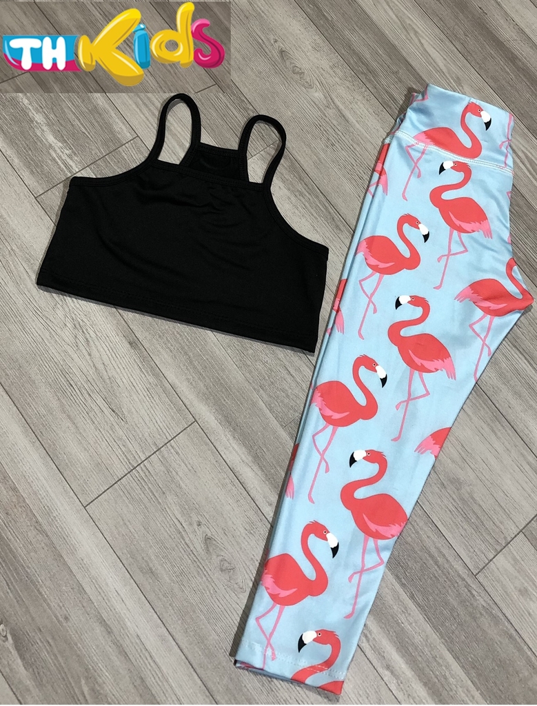 Set YG Đen + Quần Hồng Hạc