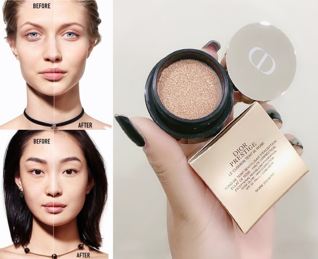 PHẤN NƯỚC DIOR PRESTIGE LE CUSHION TEINT DE ROSE MINI 4G  Lala Cosmetics   Thiên đường mỹ phẩm