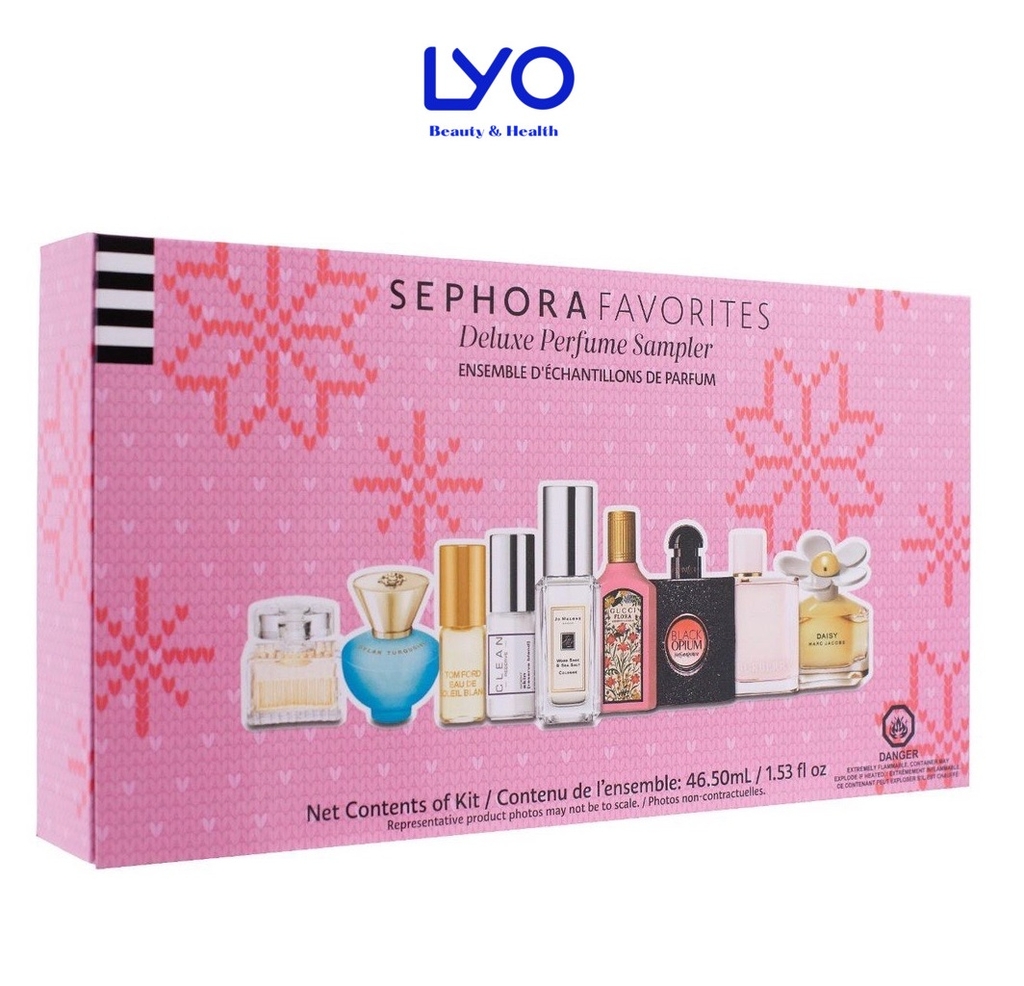 Set 9 nước hoa mini Sephora Favorites Deluxe Perfume Sampler bộ 9 sản phẩm  | LYO SHOP - Beauty & Heath