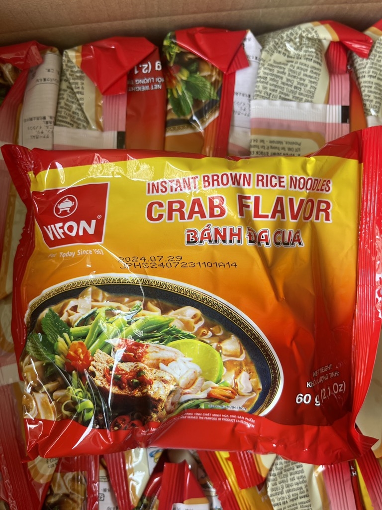 Bánh đa cua ăn liền vifon