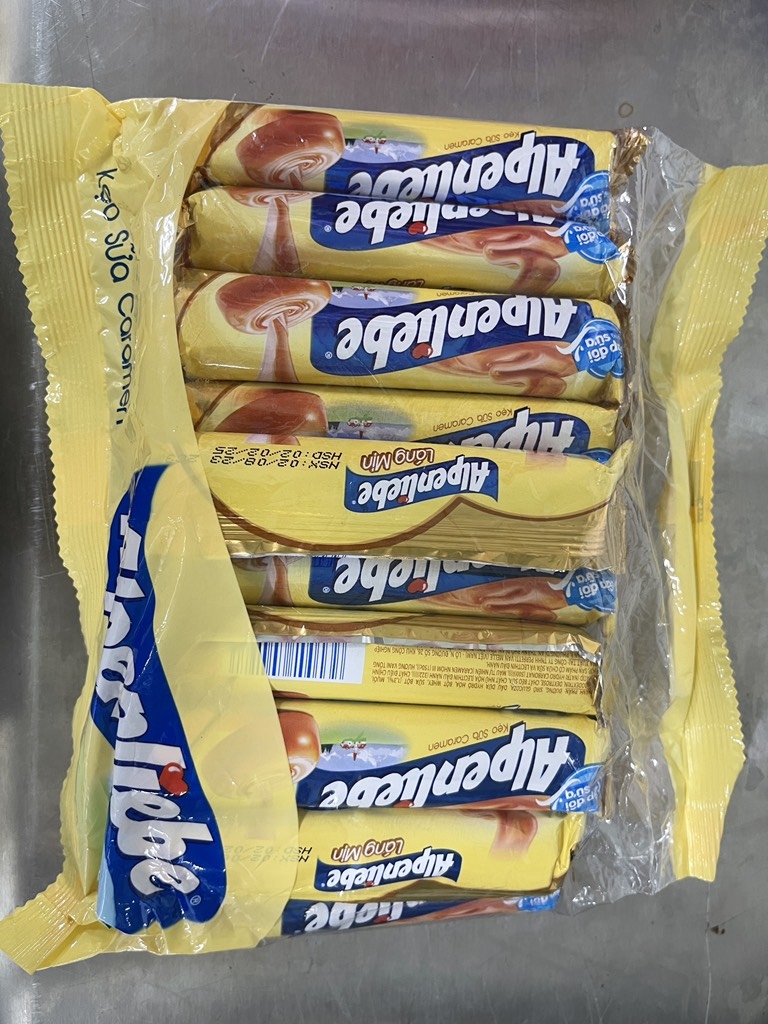 Kẹo Alpenlibe caramen (thỏi 10 viên)