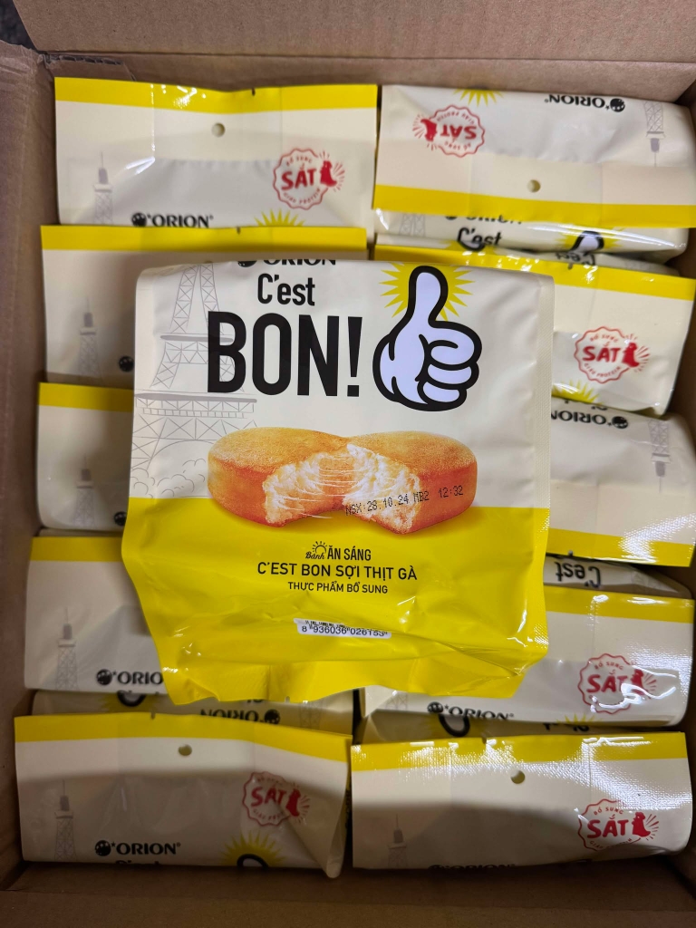 Bánh Bon sốt kem phô mai