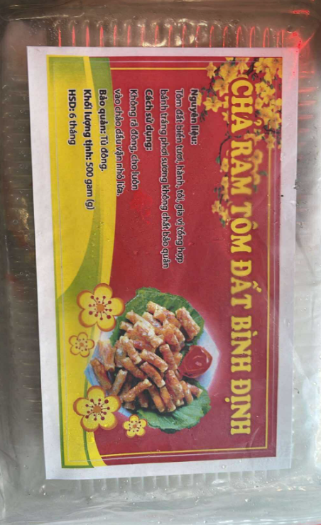 Chả ram tôm đất 500gr