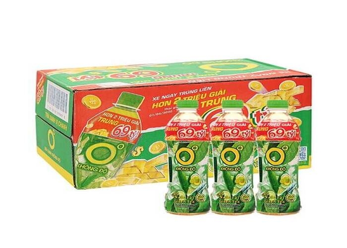 Trà xanh không độ 500ml Barcode 8936193070280