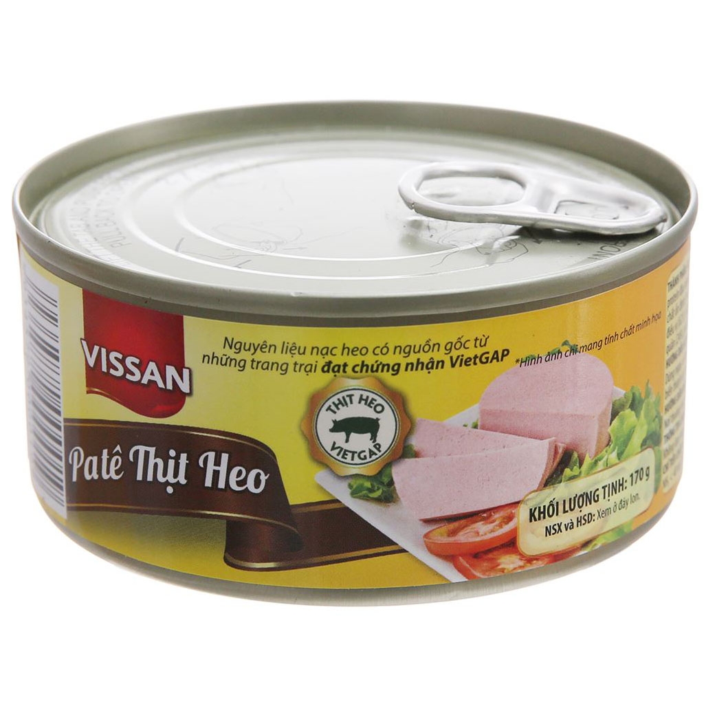Pate Thịt Heo Vissan - Hộp 170G