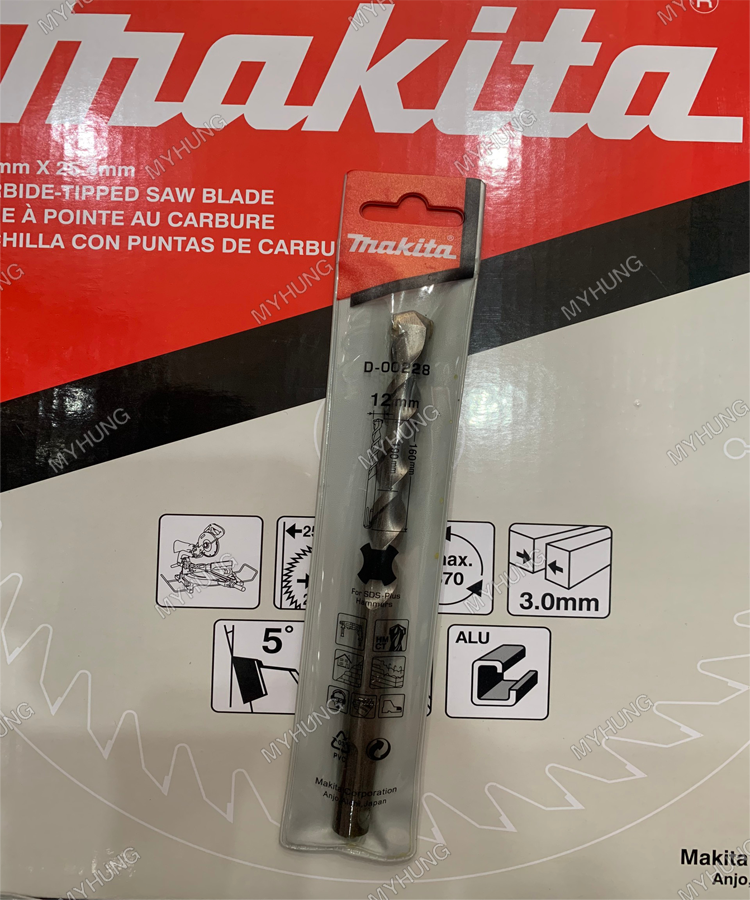 MŨI KHOAN BÊ TÔNG MAKITA D-00228 12x160MM CHÍNH HÃNG