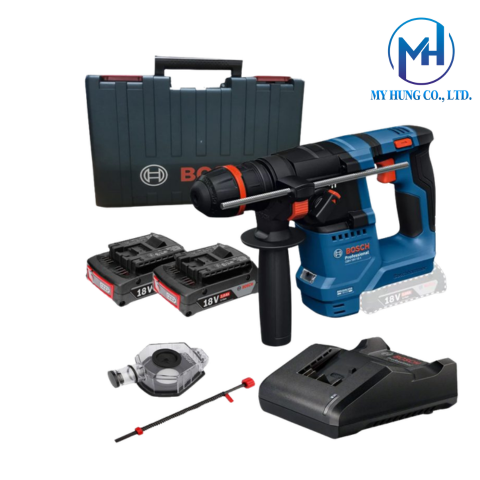 Máy khoan búa dùng pin 18V Bosch GBH 18V-18 X One-chuck (2 Pin 2.0Ah)