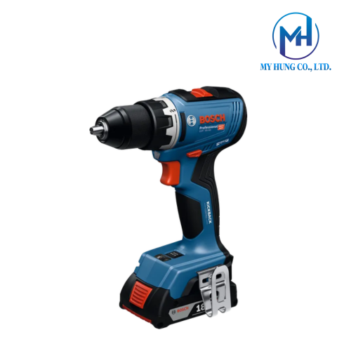 Máy khoan vặn vít dùng pin 18V Bosch GSR 18V-65 (2 Pin 2.0Ah & Sạc)