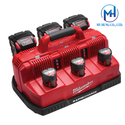 Đế sạc nhanh 12V-18V 6 cổng Milwaukee M12-18C3