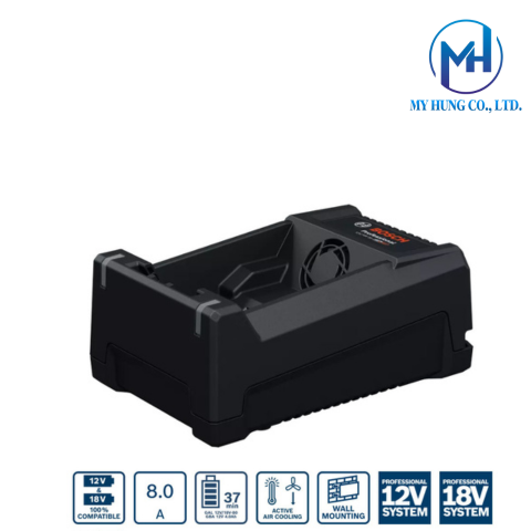 Bộ sạc nhanh Professional 12V và 18V Bosch GAL 12V/18V-80 (1600A037CH)