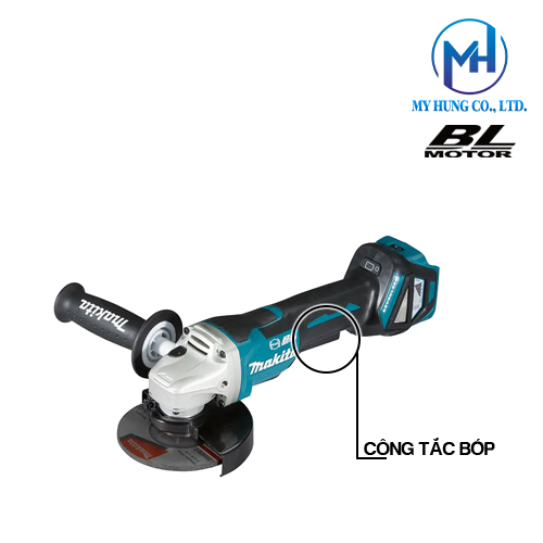 Máy mài góc dùng pin 18v Makita DGA518Z(125MM/Thân máy)