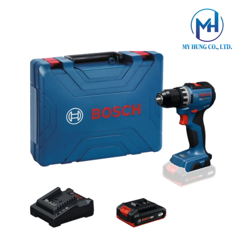 Máy khoan vặn vít dùng pin 18V Bosch GSR 18V-52 (1 Pin 2.0Ah, 1 Sạc)
