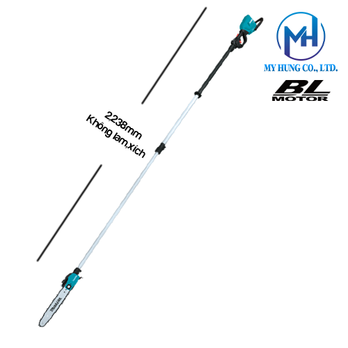 Máy cưa cành trên cao dùng pin 18Vx2 Makita DUA300ZB (300MM/Thân máy)