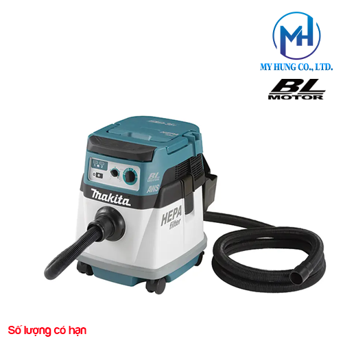 Máy hút bụi khô dùng pin 18Vx2 Makita DVC154LZX (Thân máy)