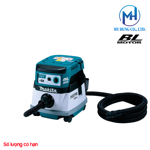 Máy hút bụi khô dùng pin 18Vx2 Makita DVC864LZX (Thân máy)