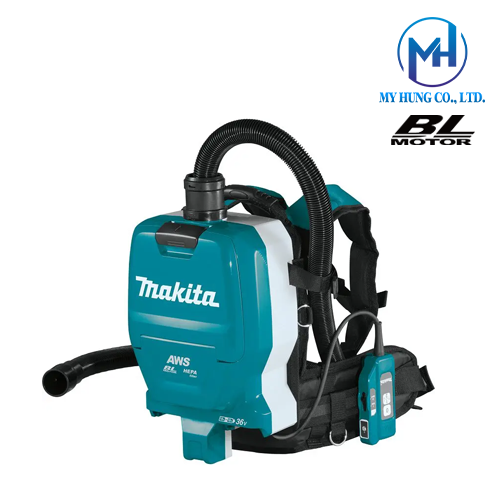 Máy hút bụi đeo vai dùng pin 18Vx2 Makita DVC265ZX (Thân Máy)