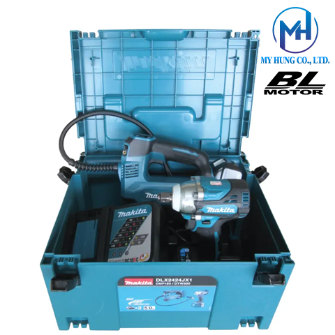 Bộ sản phẩm dùng pin 18v Makita DLX2424JX1 (DMP180＋DTW300)
