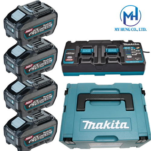Bộ pin sạc Makita 191U42-2 (BL4050*4+DC40RB+MAKPAC3)